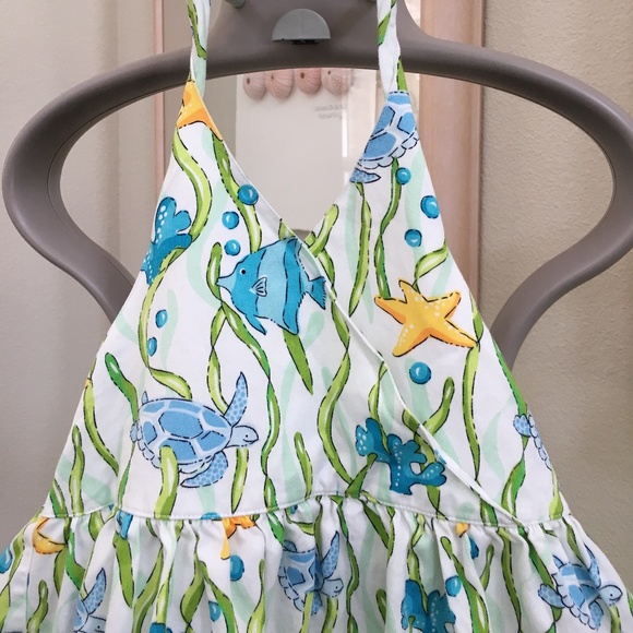 Gymboree Ocean Halter Dress Sz. 9 - Picture 2 of 7